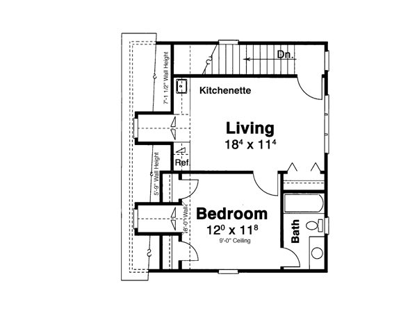 Garage Apt. image of HANSON III House Plan